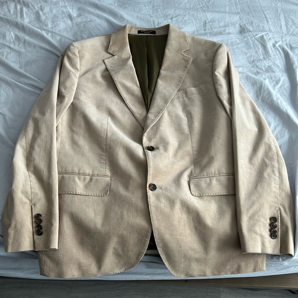 Banana Republic Corduroy Suit 44R